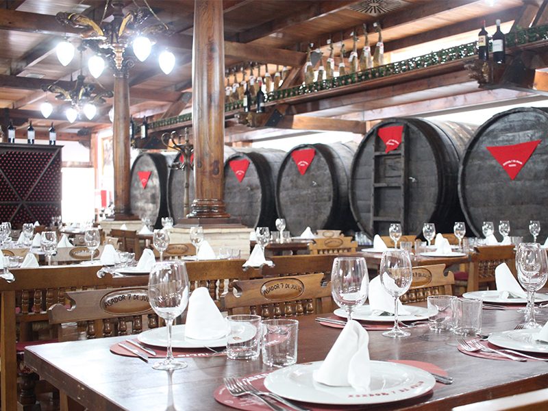 Ambiente del asador de Madrid
